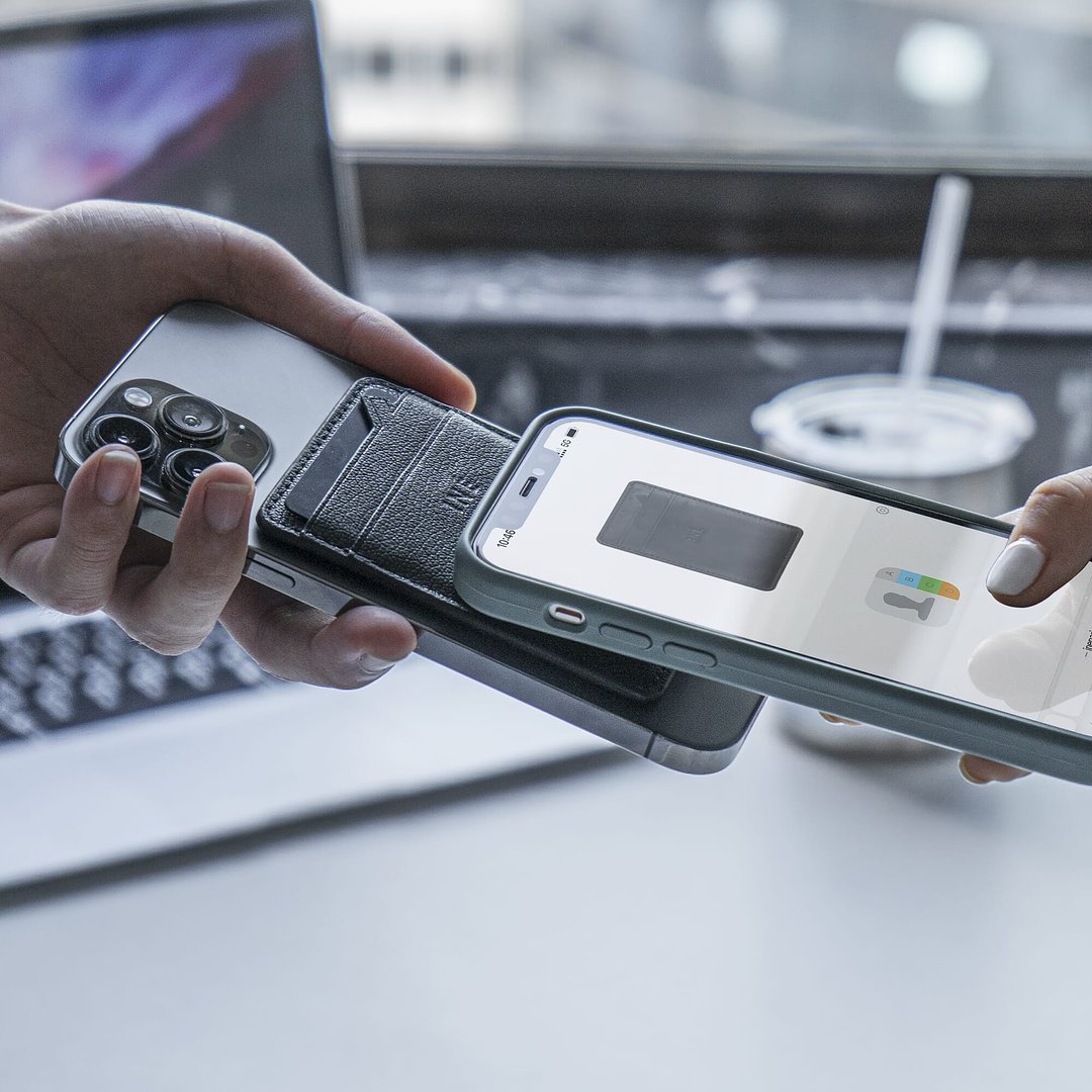 Iné Mini NFC Wallet Recycled Leather Luren