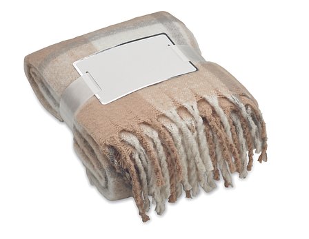 Karierte Mohair-Decke Nathli