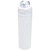 800 ml RCS Trinkflasche aus recyceltem, einwandigem Edelstahl mit Multifunktionsdeckel und Klappstrohhalm - Gillingin