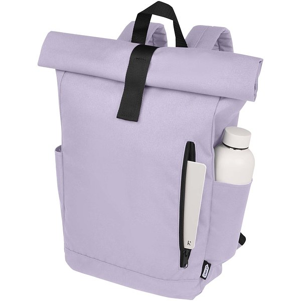 15,6" GRS RPET Roll-Top Rucksack 18 L - Maschtian