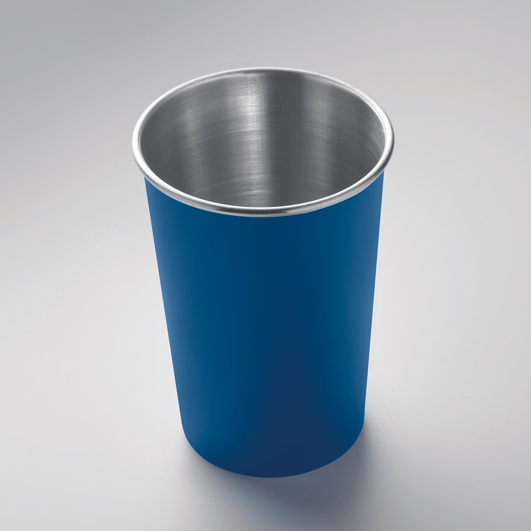 Becher recycelter Edelstahl Hascht