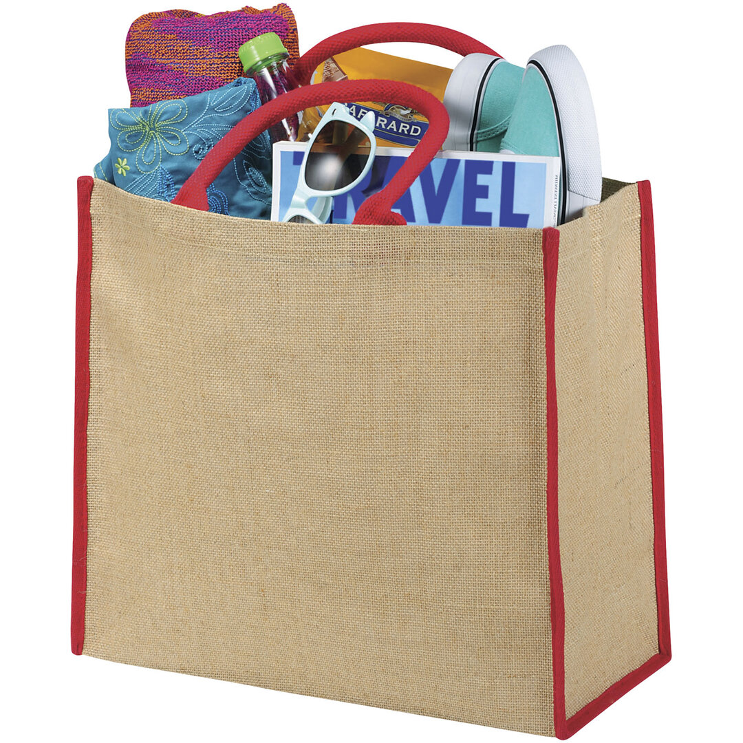 Farbige Jute Tragetasche 25L - Giuna