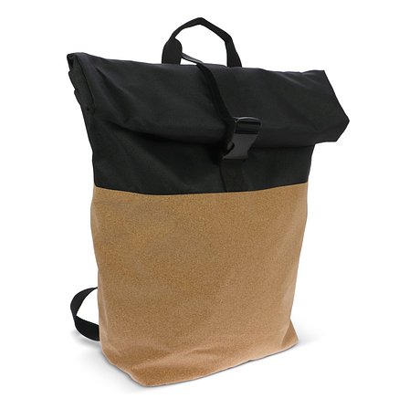 Rolltop-Rucksack Kork & R-PET 18L Fench