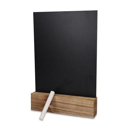 Kreidetafel im Holzständer Waregulin