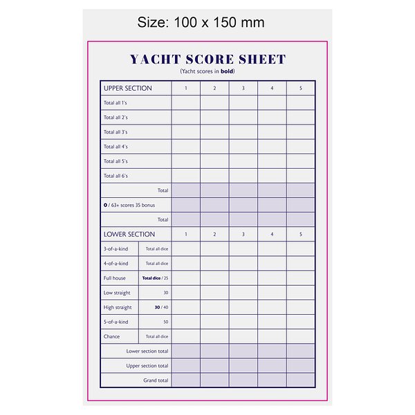 InSide Out Riesen-Würfelspiel aus Holz Chasca