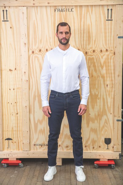 BART Männer MAO COLLAR SHIRT Itatiat