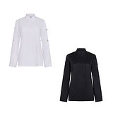 Kochjacke für Damen (190 g/m²), aus Baumwolle (35 %) und recyceltem Polyester (65 %) Jovigen