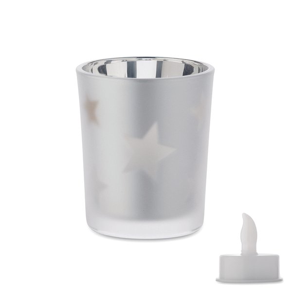 LED-Teelicht im Glashalter Luolfri