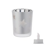 LED-Teelicht im Glashalter Luolfri