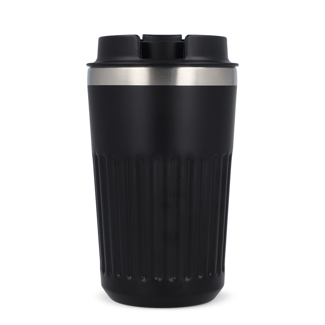 Recycelter Edelstahl-Thermobecher für Kaffee zum Mitnehmen, 400 ml Natianng