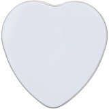 Herzförmige Zinnkerze mit Vanille Duft - Giun