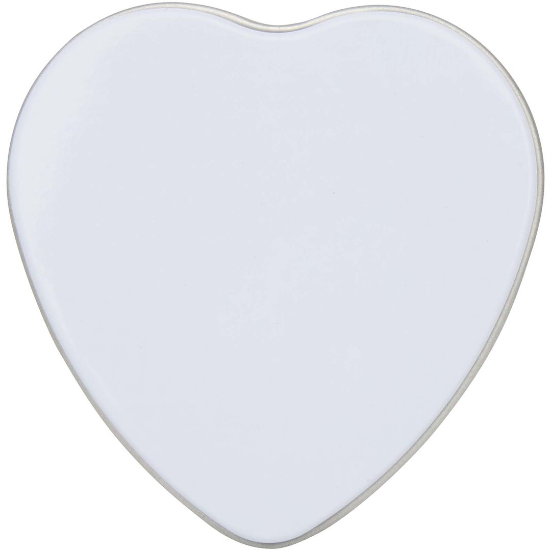 Herzförmige Zinnkerze mit Vanille Duft - Giun