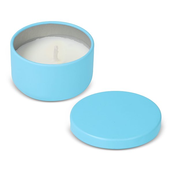 Asana unparfümierte Kerze auf Pflanzenbasis in recycelter Dose Menjast