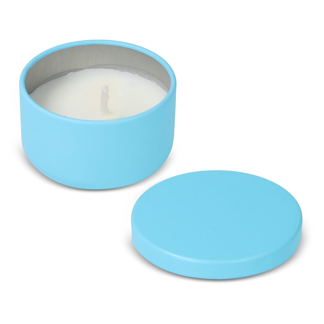 Asana unparfümierte Kerze auf Pflanzenbasis in recycelter Dose Menjast