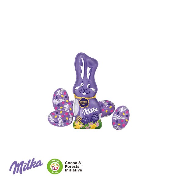 3D Präsent "LKW" Ostern mit Schokoladenmischung von Milka