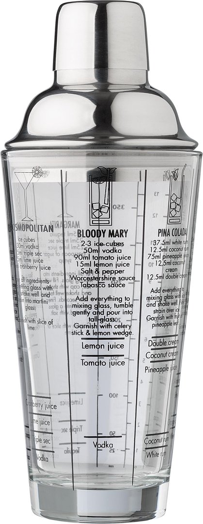 Glas-Cocktailshaker (400 ml) Mirina
