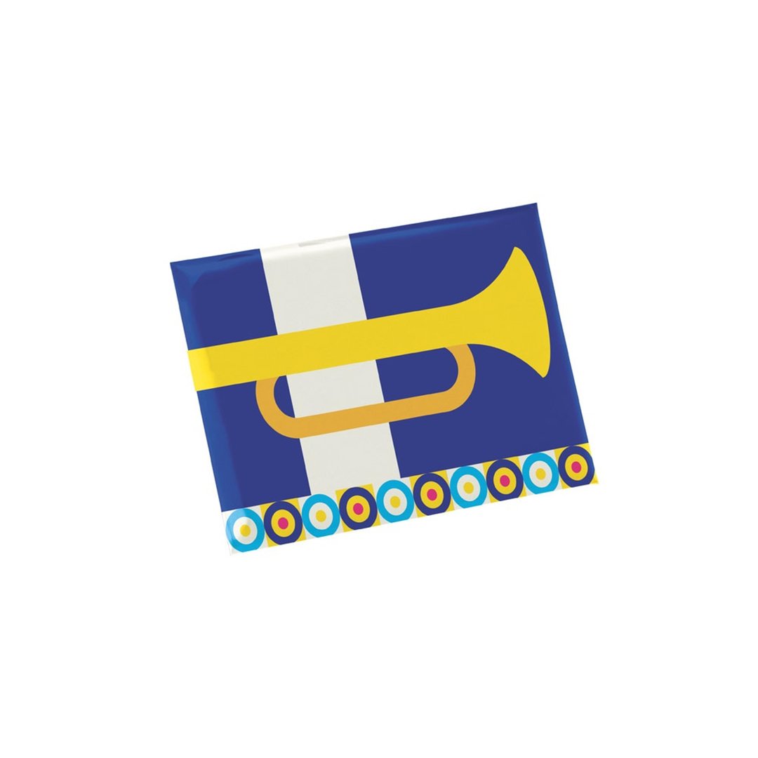 Rechteckiger horizontaler Pin mit Broschennadel Uoleena