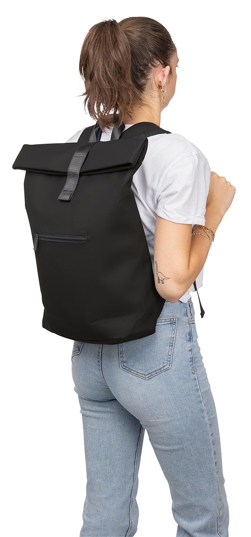 Recycelter PU-Rucksack Hascht