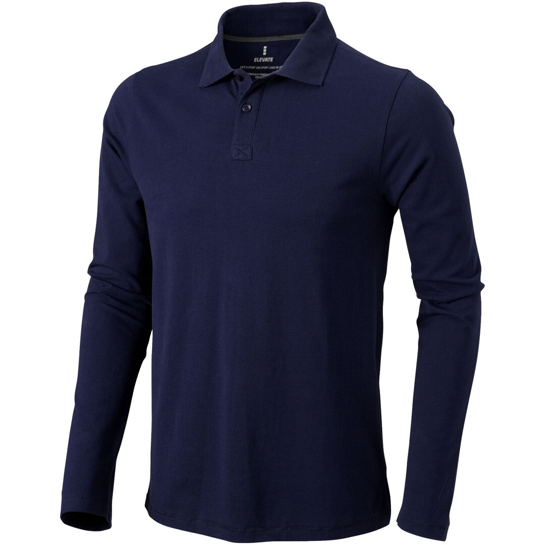 Langarm Poloshirt für Herren - Badalbi