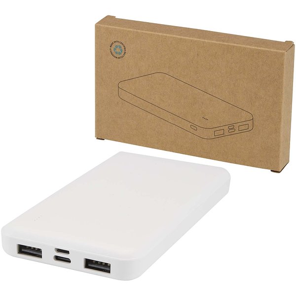 10 W 10.000 mAh Powerbank aus recyceltem Kunststoff - Beatiama