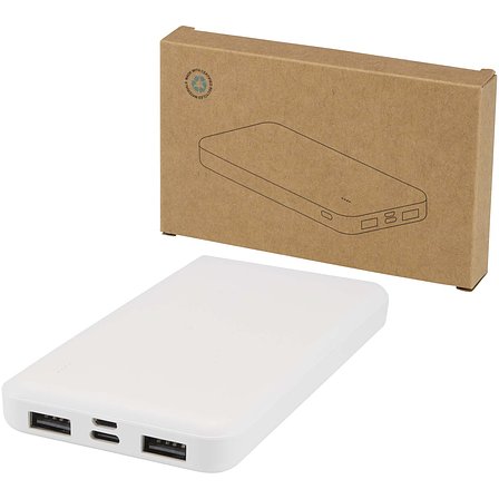 10 W 10.000 mAh Powerbank aus recyceltem Kunststoff - Beatiama