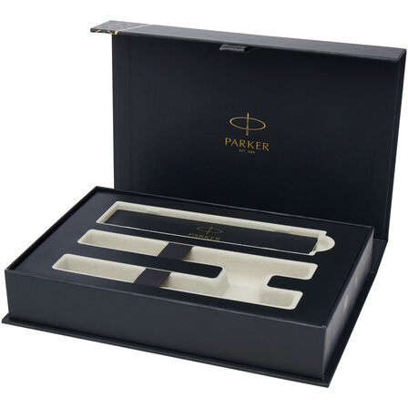 IM achromatisches Kugelschreiber- und Tintenroller-Set mit Geschenkbox - Ruin