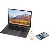 150 cm 5-in-1 Kabel aus recyceltem Kunststoff für Datenübertragung und 27W Schnellladung mit Bambusdetails - Aninan