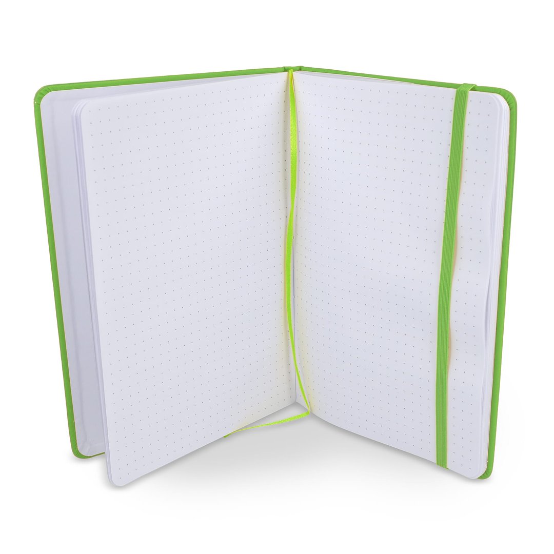 Notizbuch A5 PU mit Rasterpunktseiten Stiafrs