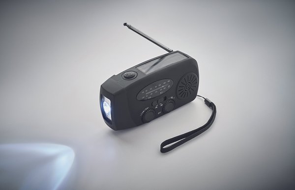 AM/FM Radio mit Taschenlampe Anrilga