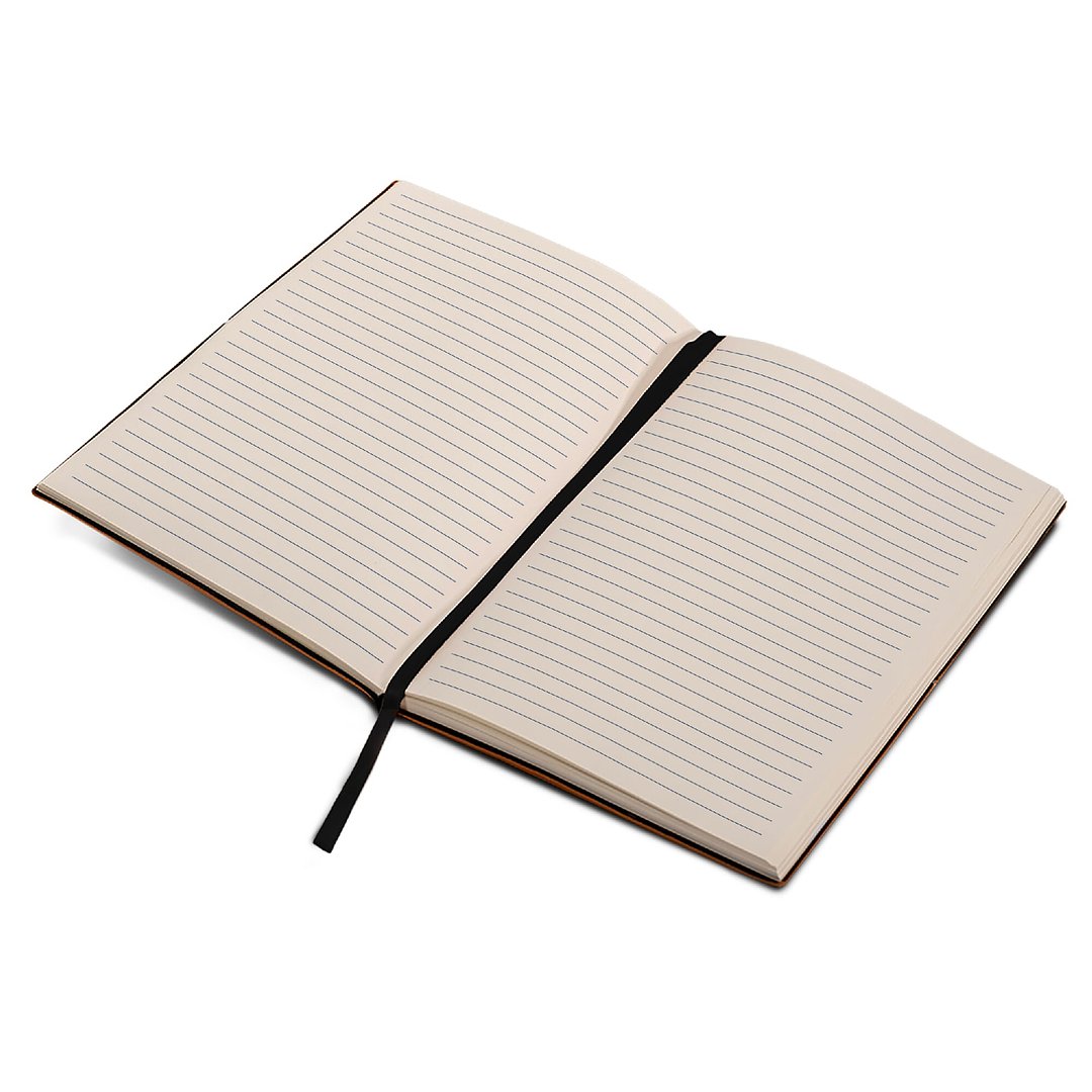 Notizbuch mit Einband aus recycelten Leder Din A5 Noldi