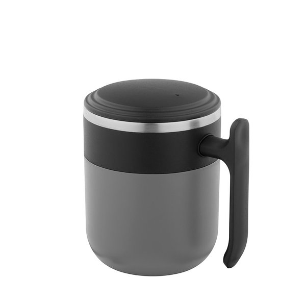 Reisebecher mit Innenwand aus Edelstahl und matter Oberfläche, 400 ml Jonnas