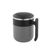 Reisebecher mit Innenwand aus Edelstahl und matter Oberfläche, 400 ml Jonnas