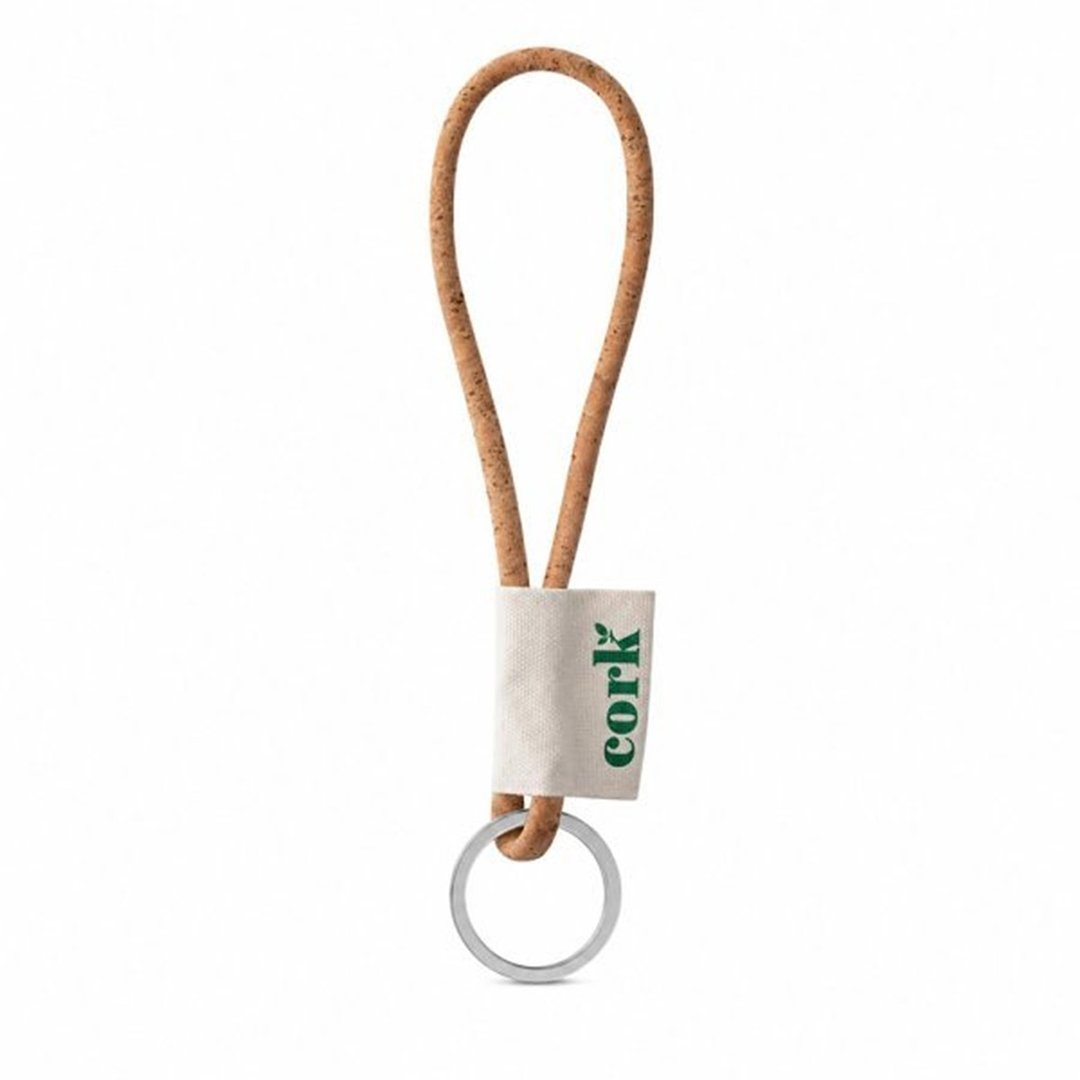Gedrucktes Muster von Lanyard CORK Short (Ø 5 mm) Fengaun