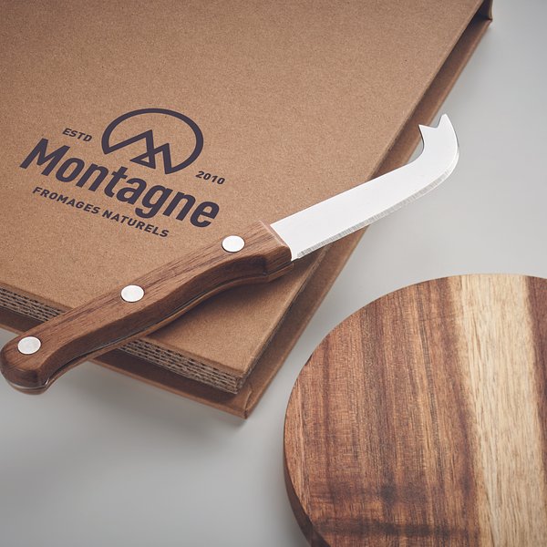 Käsebrett-Set Akazie Nelitate