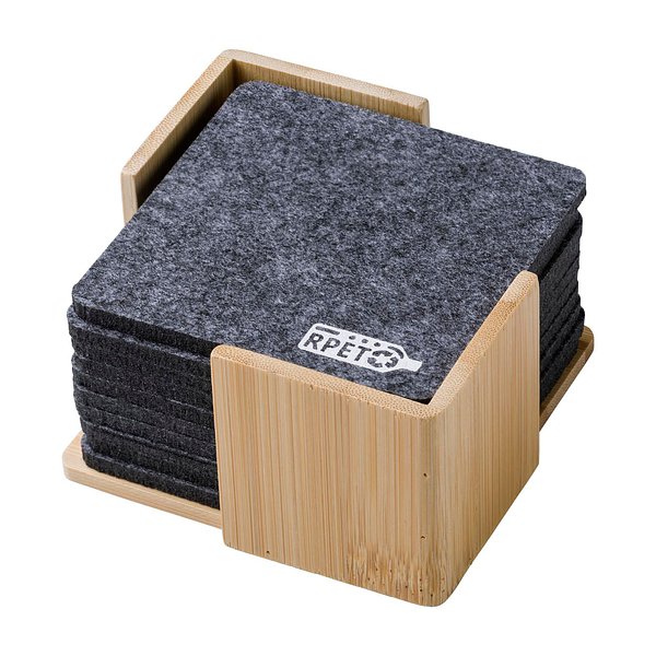 rPET-Filz-Untersetzer-Set Annel