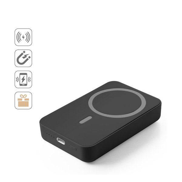 Magnetische Powerbank mit 10'000 mAh und superschnellem kabellosem Ladegerät (15 W) aus 100% rABS Paunsen