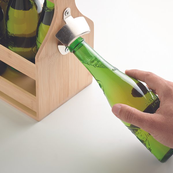 6 Bierkästen aus Bambus Beate