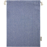 150 g/m² GRS Zuziehbeutel aus Recyclingbaumwolle gross 4 l - Betta