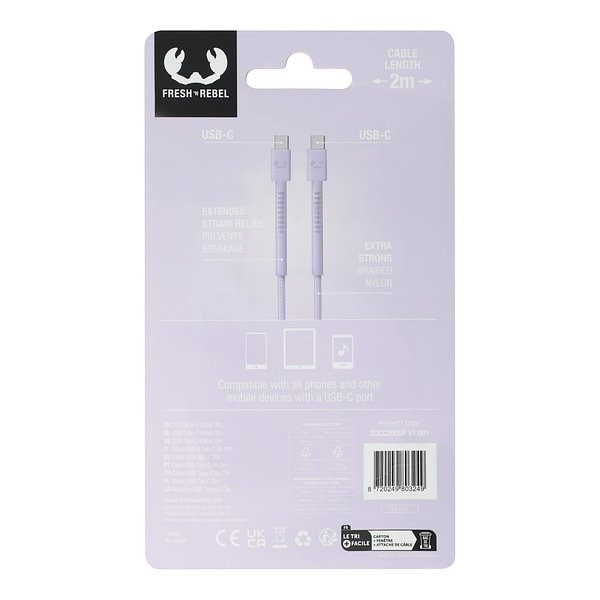 Fresh 'Rebel USB-C Kabel 2.0m Leengie