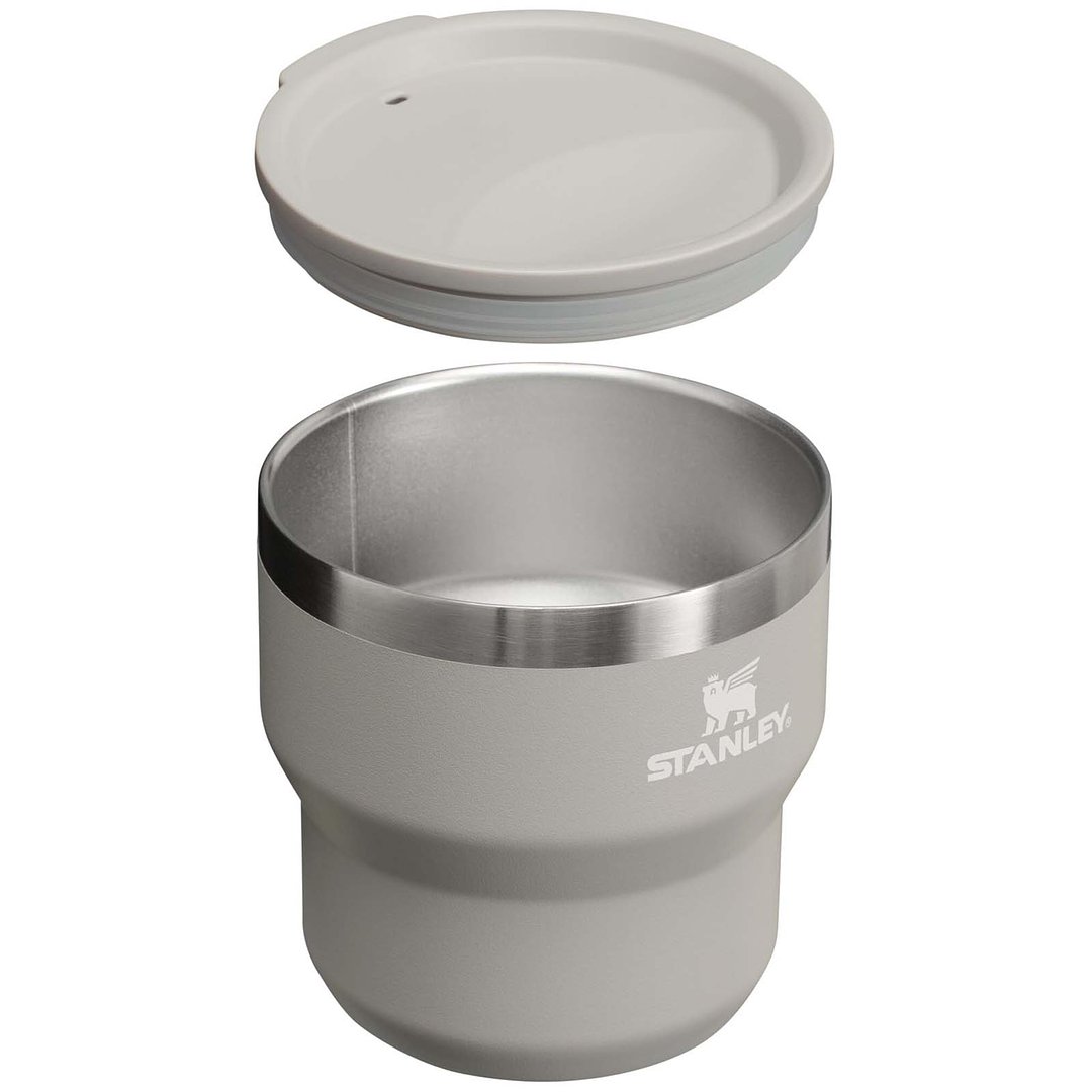 Stay Hot 295 ml Edelstahl isolierter, stapelbarer Camp Becher - Rudyco