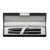 Schreibset mit Tintenroller und Kugelschreiber aus Metall Gieregi