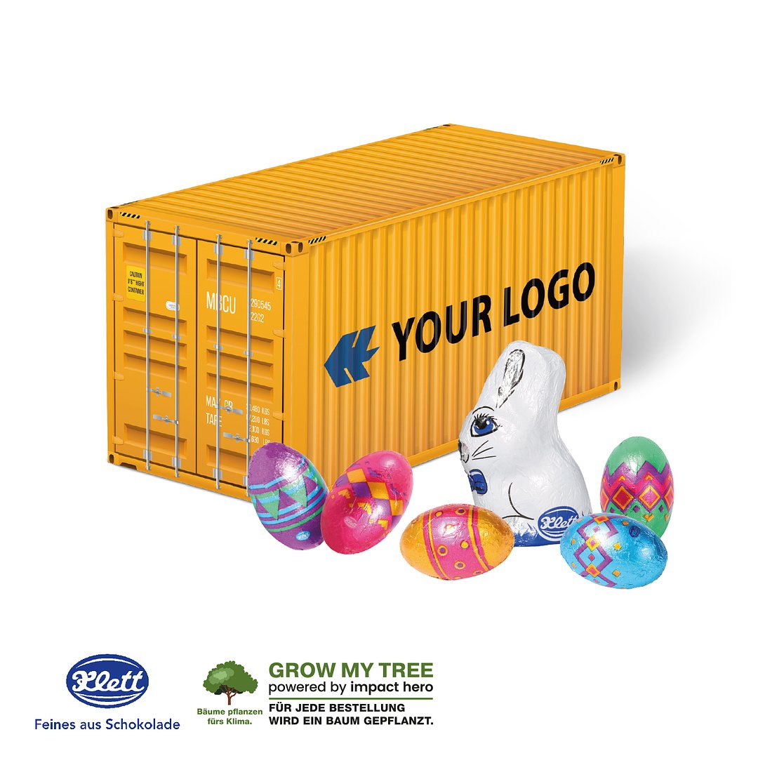 3D PRÄSENT TRANSPORTER ODER CONTAINER OSTERN