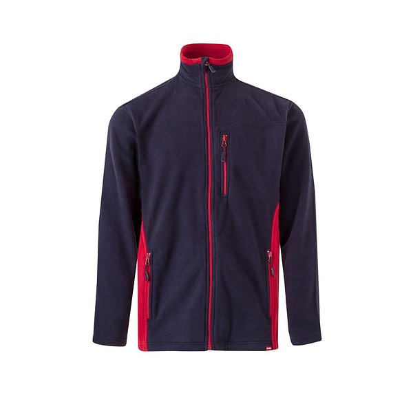 Zweifarbige Fleecejacke (220g/m²) aus Polyester (100%) Buoreni