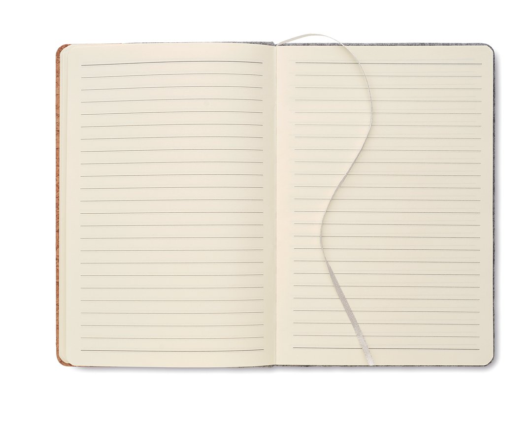 DIN A5 Notizbuch RPET-Filz Ciana