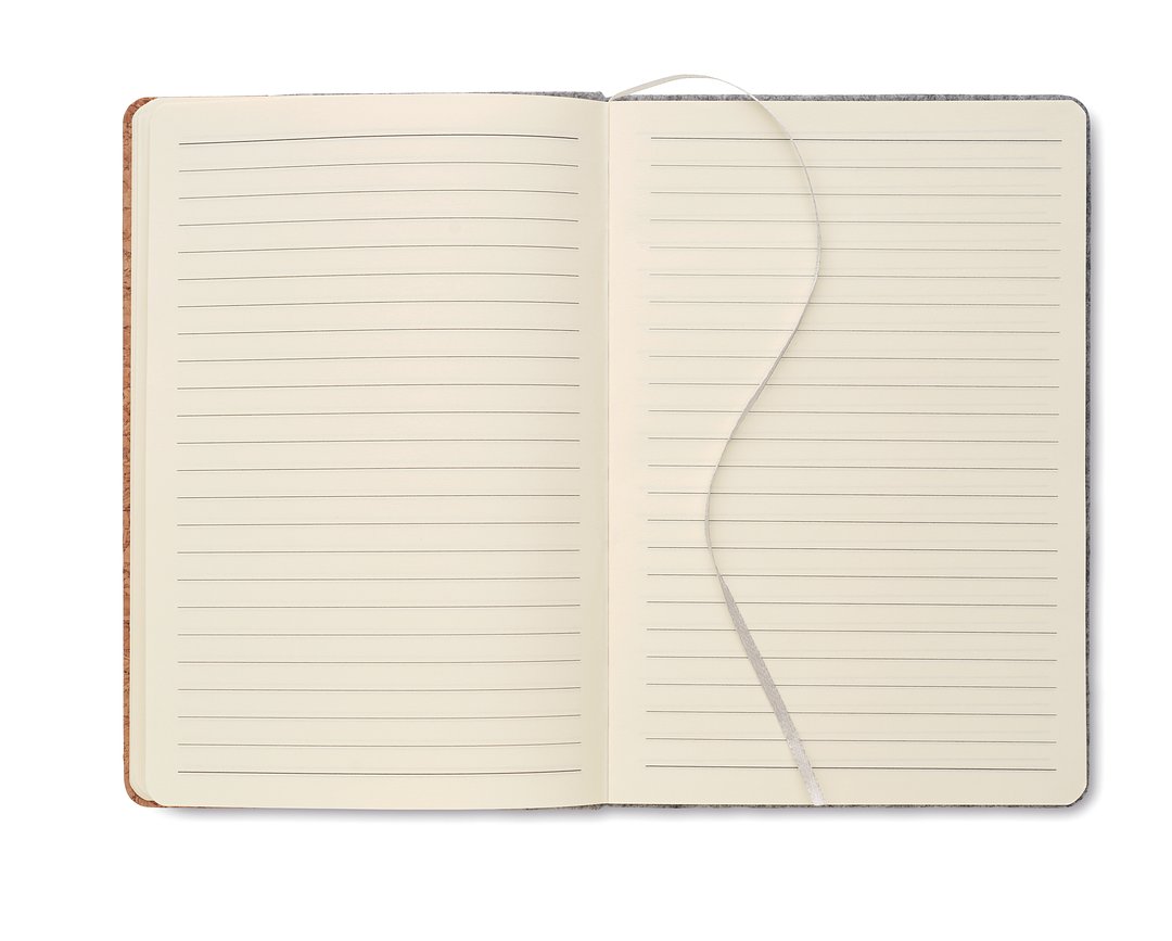 DIN A5 Notizbuch RPET-Filz Ciana