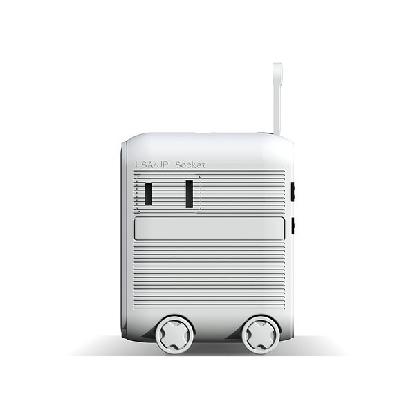 Luggie GaN Weltreise-Adapter-Trolley Orethla