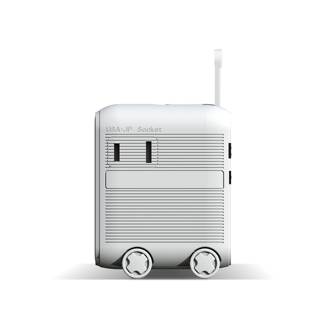 Luggie GaN Weltreise-Adapter-Trolley Orethla