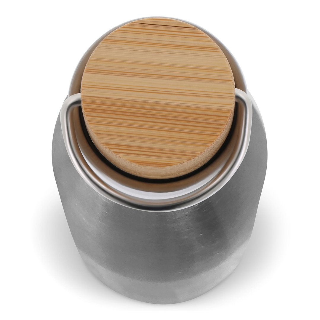 Isolier-Flasche mit Bambusdeckel, 500ml Miriori