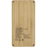 8000 mAh Bambus Solar-Powerbank - Benga