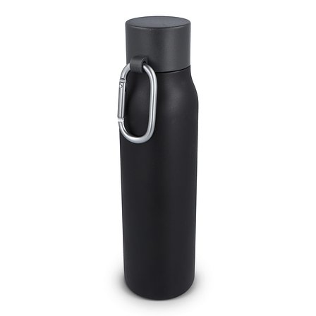 Karabiner mattierte Isolierflasche 600 ml Paunas